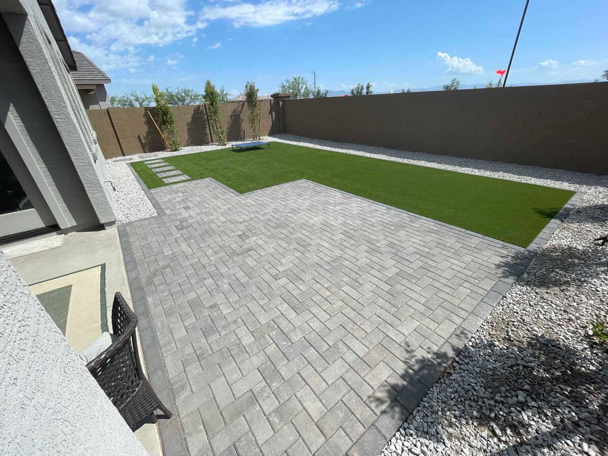 Untitled Artificial turf installation in Riverside backyard by Precision Turf & Pavers